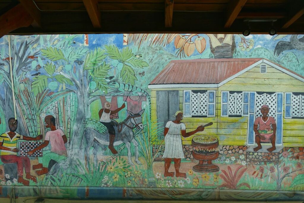 Mural by an unknown artist named Gregory.