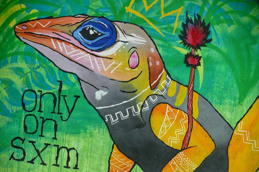 Street Art in Sint Maarten by Christford Shillingford.