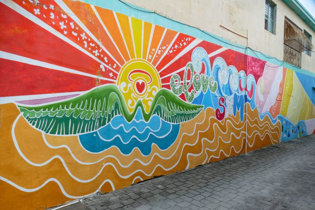 Mural by Tes and Annabelle Verheij.