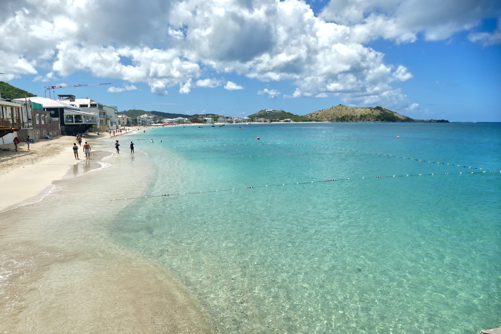 Grand Case Bay Beach.