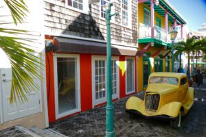 Old street in Philipsburg.