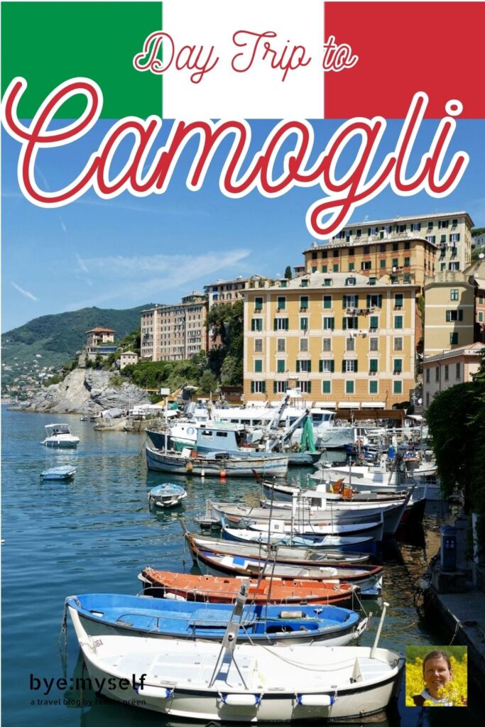 Thinking of the Italian Riviera, immediately Cinque Terre comes to mind. However, the small town of Camogli just East of Genoa is at least as colorful. Also, it has a lovely beach and glorious history. All this makes Camogli the perfect destination for a day trip or a weekend. #camogli #liguria #italy #beach #europe #daytrip #weekendtrip #byemyself