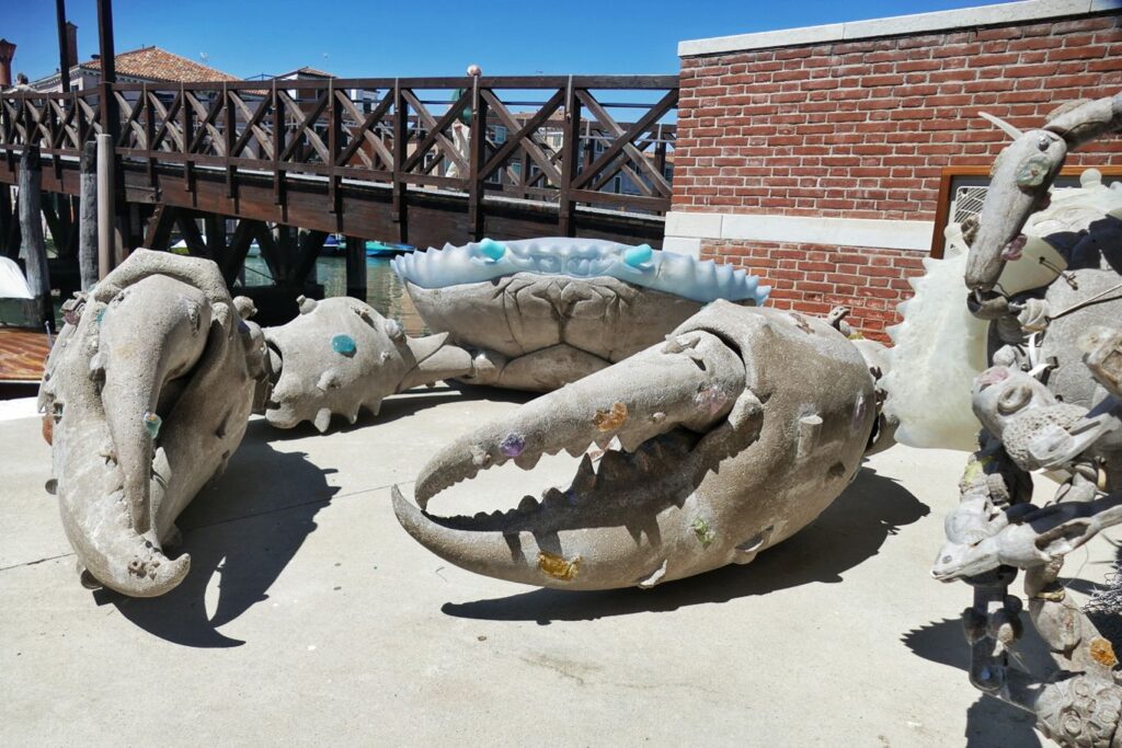 Crab by Ronald Ventura at the Biennale di Arte in Venice. 