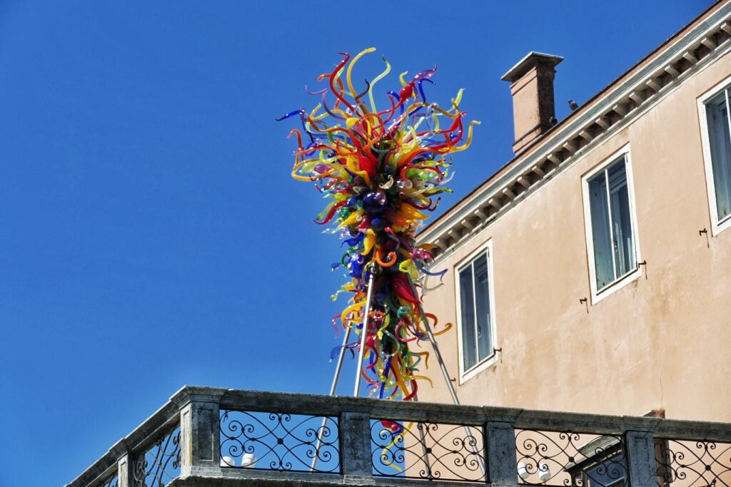Glass object by Chihuly. 