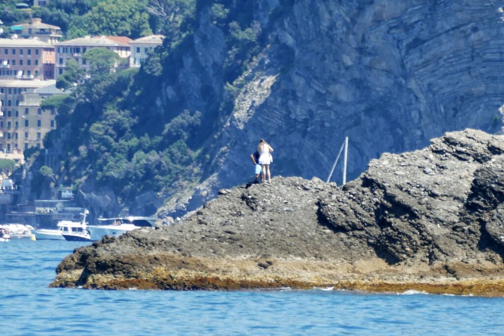 Rock close to Camogli.