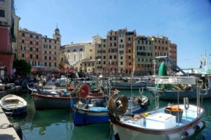 Old port of Camogli.