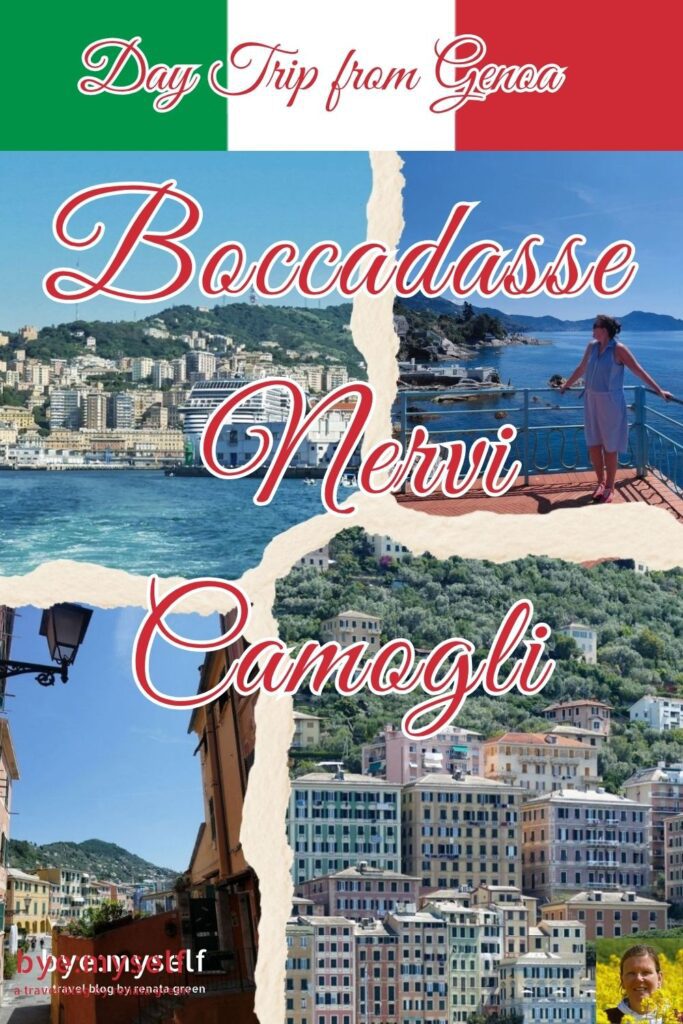 Just outside Genoa, the Ligurian coast begins to shift and gives way to Boccadasse, Nervi, and Camogli, three perfect escapes for a relaxing day trip. #boccadasse #nervi #camogli #genoa #liguria #italy #coast #daytrip #solotravel #byemyself