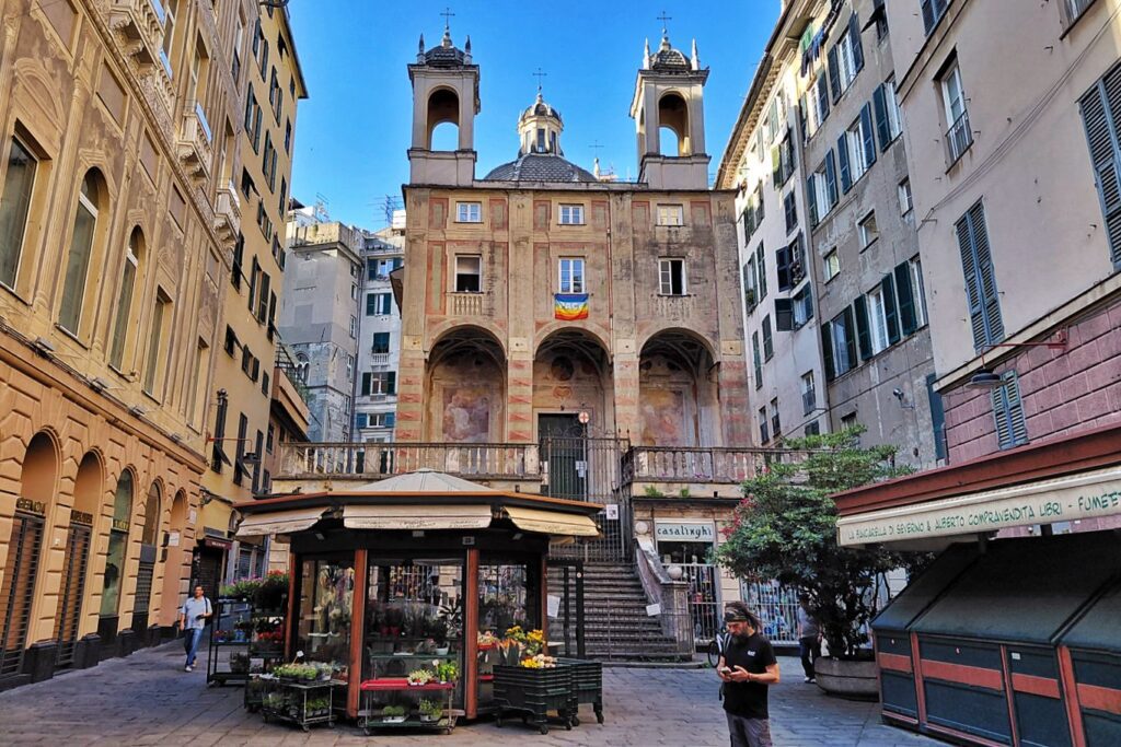 Piazza Bianchi in Genoa.