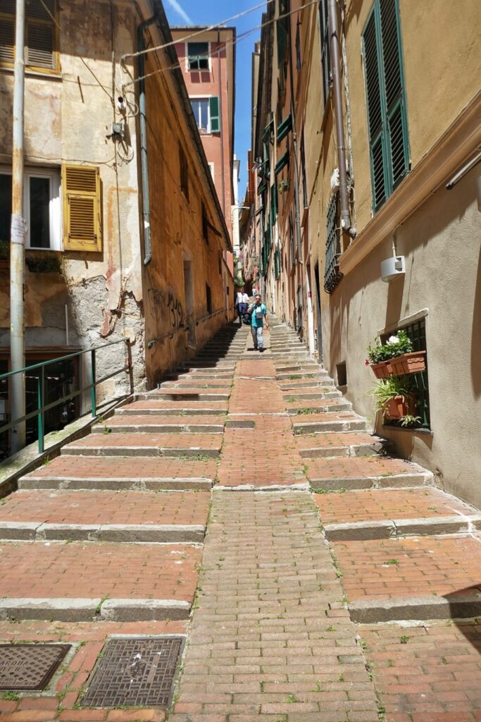 Stairs in Genoa.