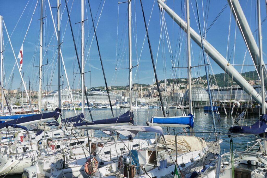 Port of Genoa.