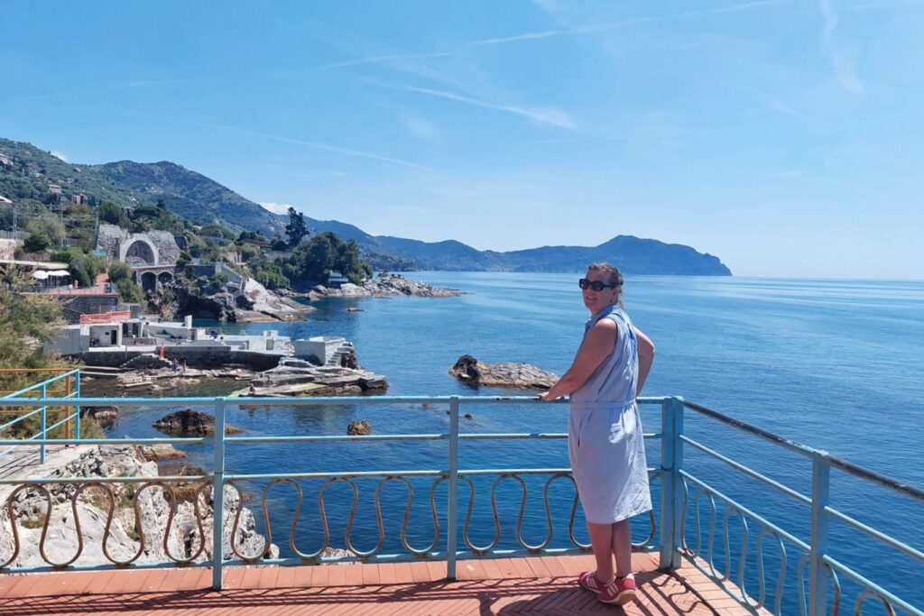 Renata Green in Nervi. 