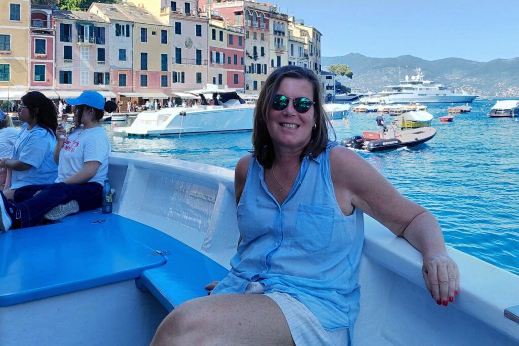 Renata Green in Portofino.