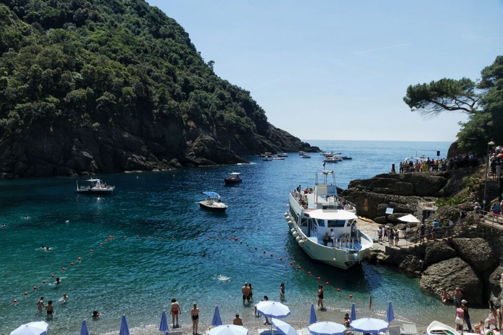 The bay of San Fruttuoso. 