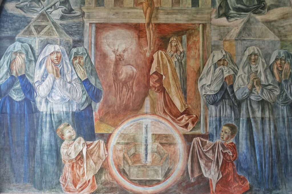 Frescoes by Paul Bodmer.