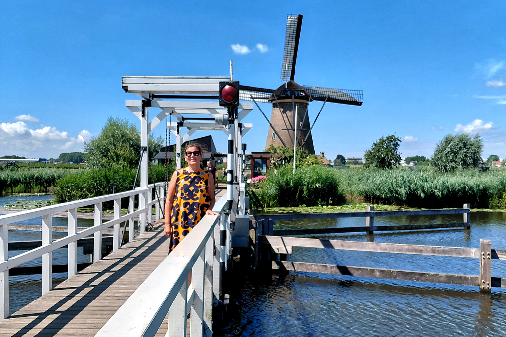 Renata Green in Kinderdijk.