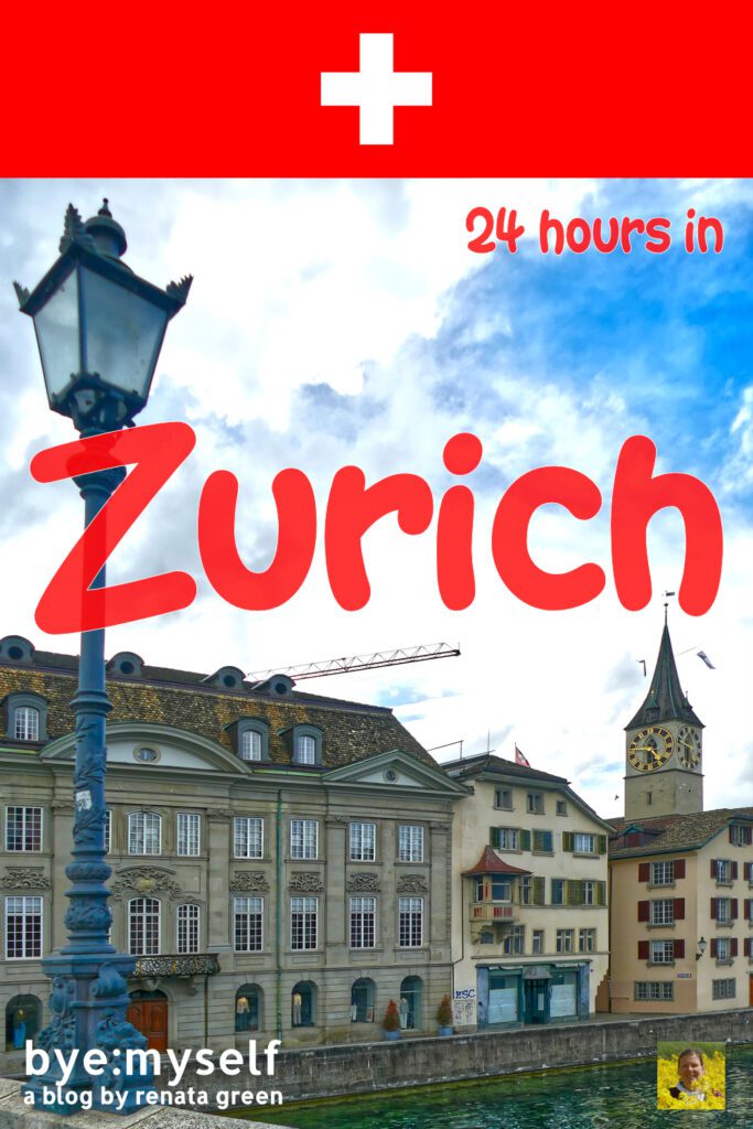Zurich is Switzerland's largest city and has a busy airport. Centrally located, travellers might have the opportunity to explore the city on a layover. This is a perfect itinerary for up to 24 hours in Zurich. #zurich #switzerland #layover #stopover #24hours #daytrip #weekendtrip #byemyself
