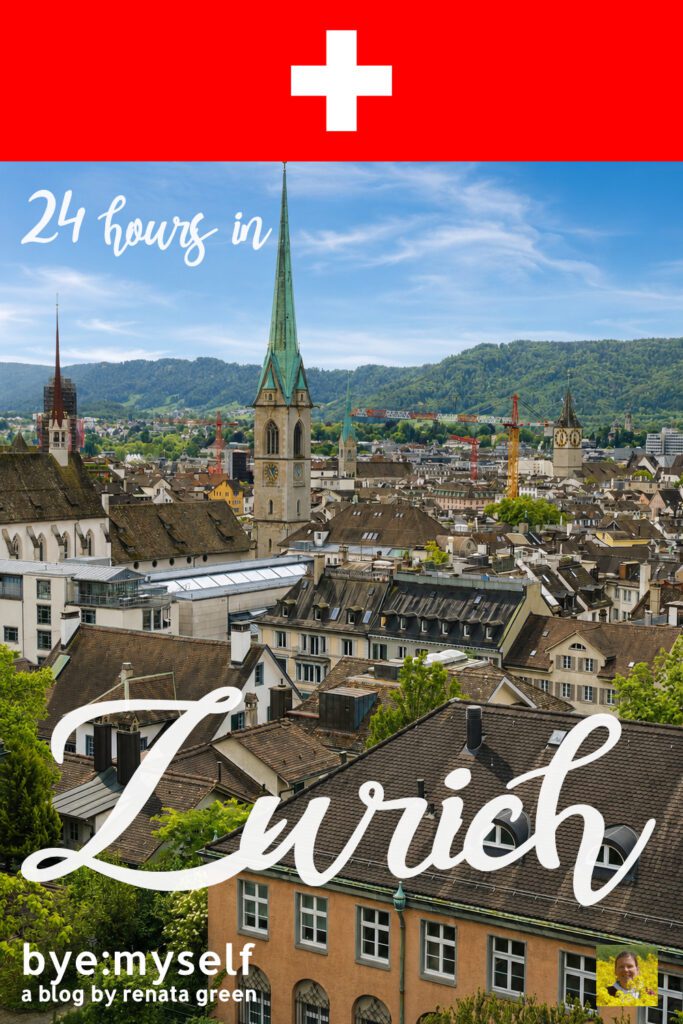 Zurich is Switzerland's largest city and has a busy airport. Centrally located, travellers might have the opportunity to explore the city on a layover. This is a perfect itinerary for up to 24 hours in Zurich. #zurich #switzerland #layover #stopover #24hours #daytrip #weekendtrip #byemyself