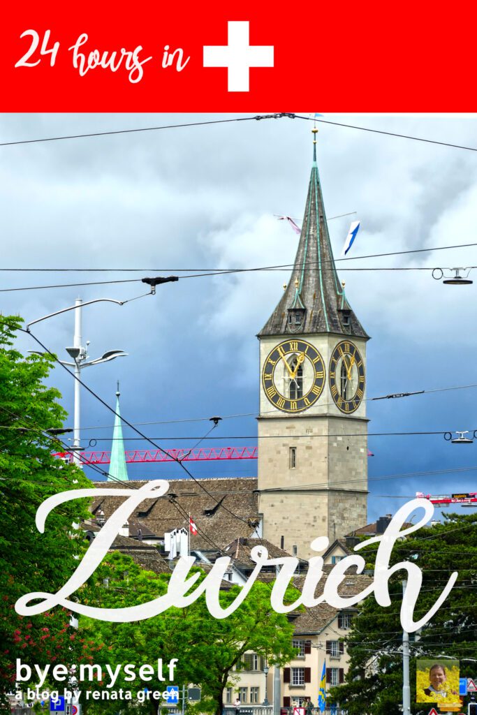 Zurich is Switzerland's largest city and has a busy airport. Centrally located, travellers might have the opportunity to explore the city on a layover. This is a perfect itinerary for up to 24 hours in Zurich. #zurich #switzerland #layover #stopover #24hours #daytrip #weekendtrip #byemyself