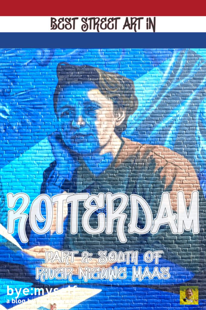This is the second part of my compilation of the Best Street Art in ROTTERDAM. I'm guiding you into the calmer, more residential neighborhoods south of the Nieuwe Maas River. #streetart #urbanart #graffiti #mural #rotterdam #netherlands #holland #solotravel #arttrip #byemyself