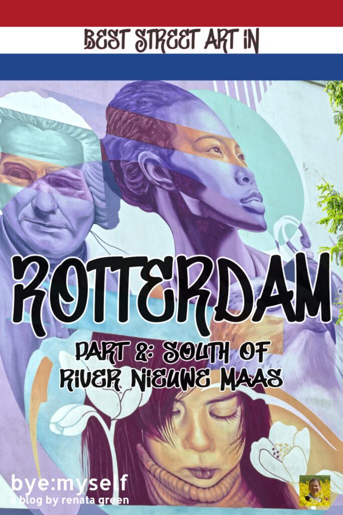 This is the second part of my compilation of the Best Street Art in ROTTERDAM. I'm guiding you into the calmer, more residential neighborhoods south of the Nieuwe Maas River. #streetart #urbanart #graffiti #mural #rotterdam #netherlands #holland #solotravel #arttrip #byemyself