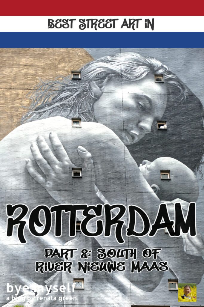 This is the second part of my compilation of the Best Street Art in ROTTERDAM. I'm guiding you into the calmer, more residential neighborhoods south of the Nieuwe Maas River. #streetart #urbanart #graffiti #mural #rotterdam #netherlands #holland #solotravel #arttrip #byemyself