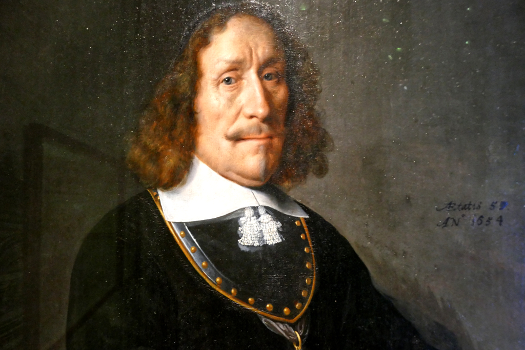 Jan Daemen Cool.painted this portrait of Witte Cornelisz.de With which today is found at Rotterdam's Maritiem Museum.