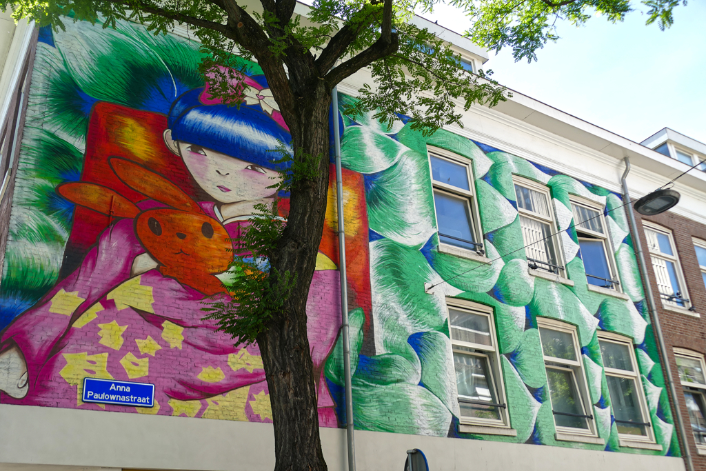 Best Street ARt in Rotterdam by Sharon van Dams.
