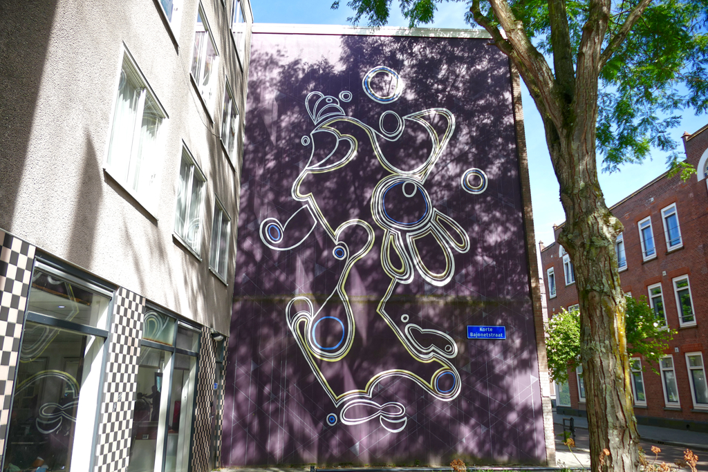 Best street art in Rotterdam by Antoine Monod de Froideville.
