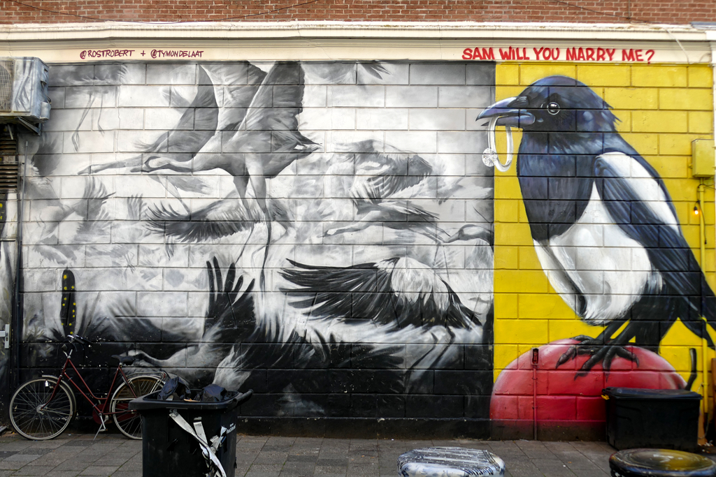 Mural by Robert Rost and Tymon de Laat.
