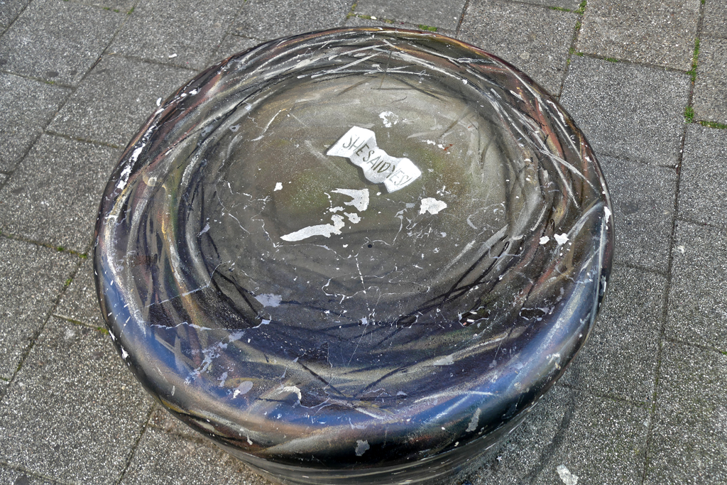 Part of a mural in Rotterdam.