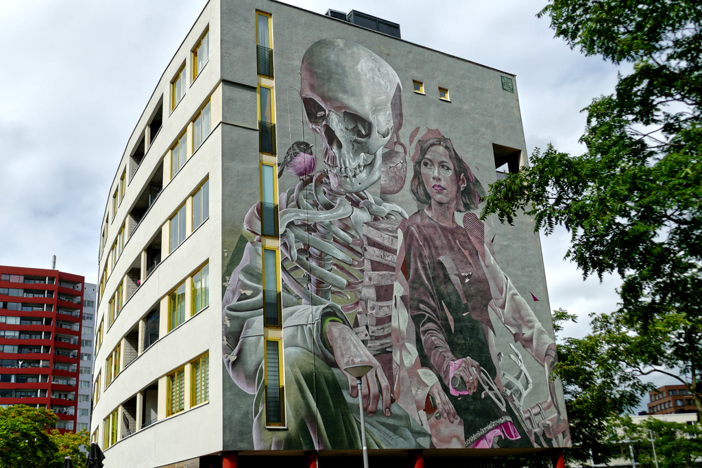 Street Art by TelmoMiel and Smug One in Rotterdam.