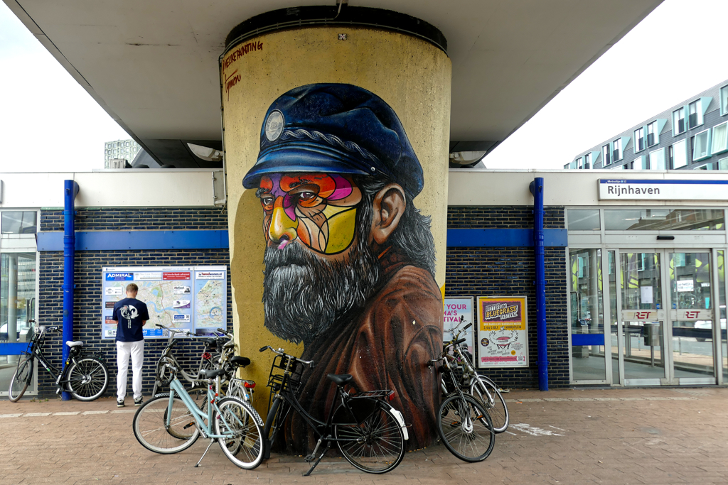 Best Street Art in Rotterdam North by Tymon de Laat.