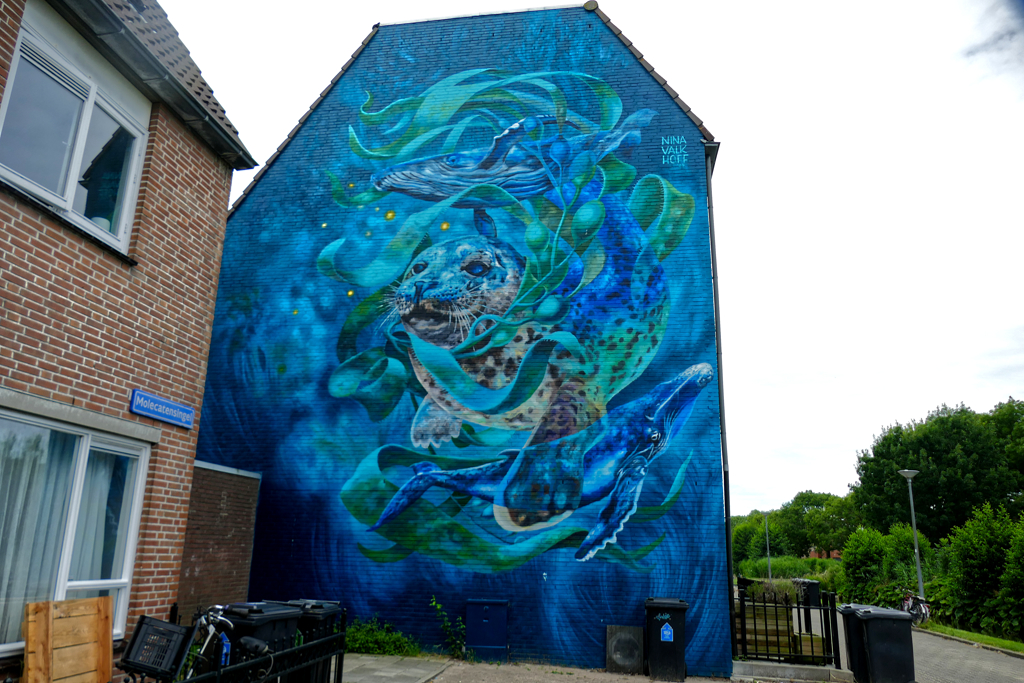Best Street Art in Rotterdam North by Nina Valkhoff.