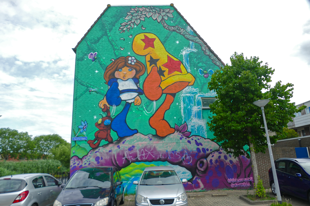 Best Street Art in Rotterdam North by Marc Bodé and FINO.