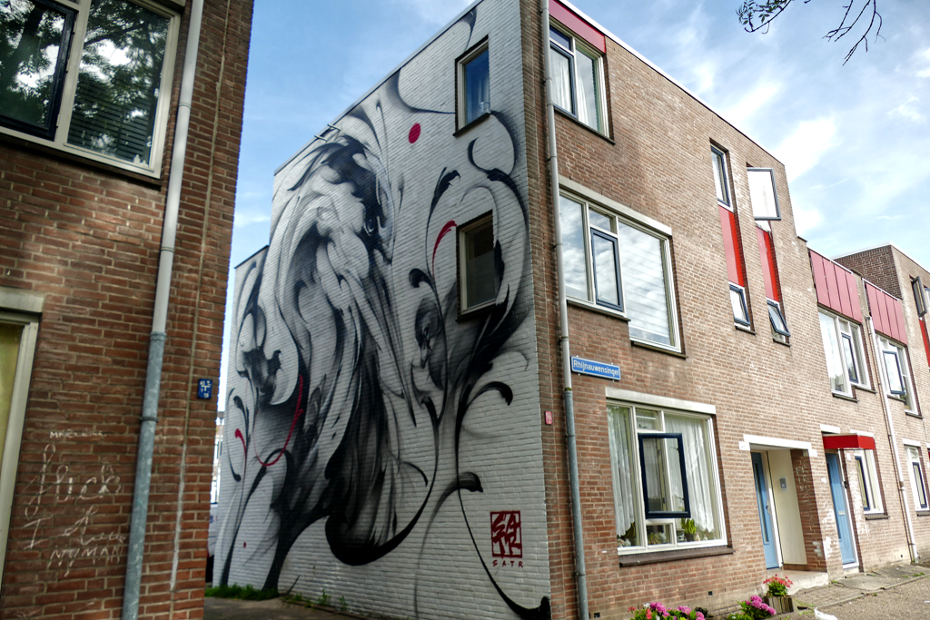 Best Street Art in Rotterdam North by Satr.