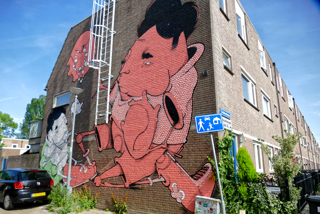 Best Street Art in Rotterdam North by Onesto.