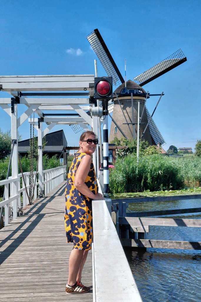 Renata Green in front of the Nederwaard mill.