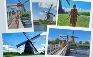 Collage of Pictures from Kinderdijk