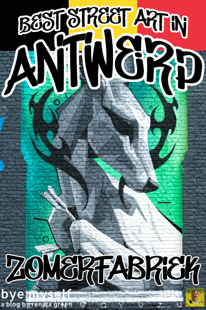 I was lucky enough to visit Antwerp in early summer as the annual Meeting of Styles festival takes place. Hence, I saw the new works almost before the paint had even dried. Therefore, I can present you with the best street art currently adorning the walls of the Zomerfabriek. And let me tell you: these murals are fresh in every sense of the word! #zomerfabriek #graffiti #urbanart #streetart #mural #murals #antwerp #belgium #arttrip #byemyself