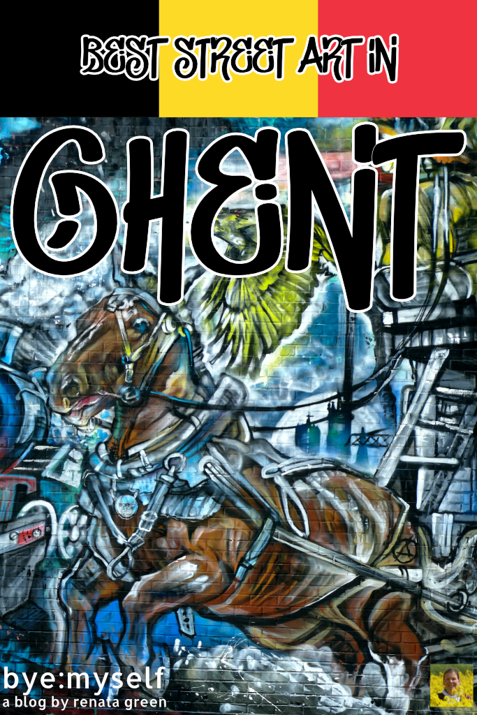Although Ghent is not a place one would specifically visit for its street art, urban art should effortlessly be considered an additional facet of the city. #graffiti #streetart #urbanart #mural #murals #arttrip #ghent #flanders #belgium #byemyself