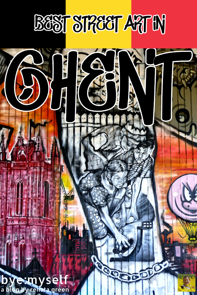 Although Ghent is not a place one would specifically visit for its street art, urban art should effortlessly be considered an additional facet of the city. #graffiti #streetart #urbanart #mural #murals #arttrip #ghent #flanders #belgium #byemyself