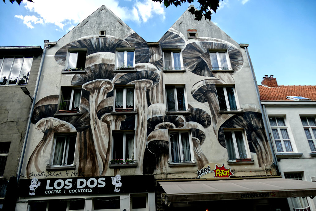 Best Street Art in Antwerp by Charlotte De Cock.
