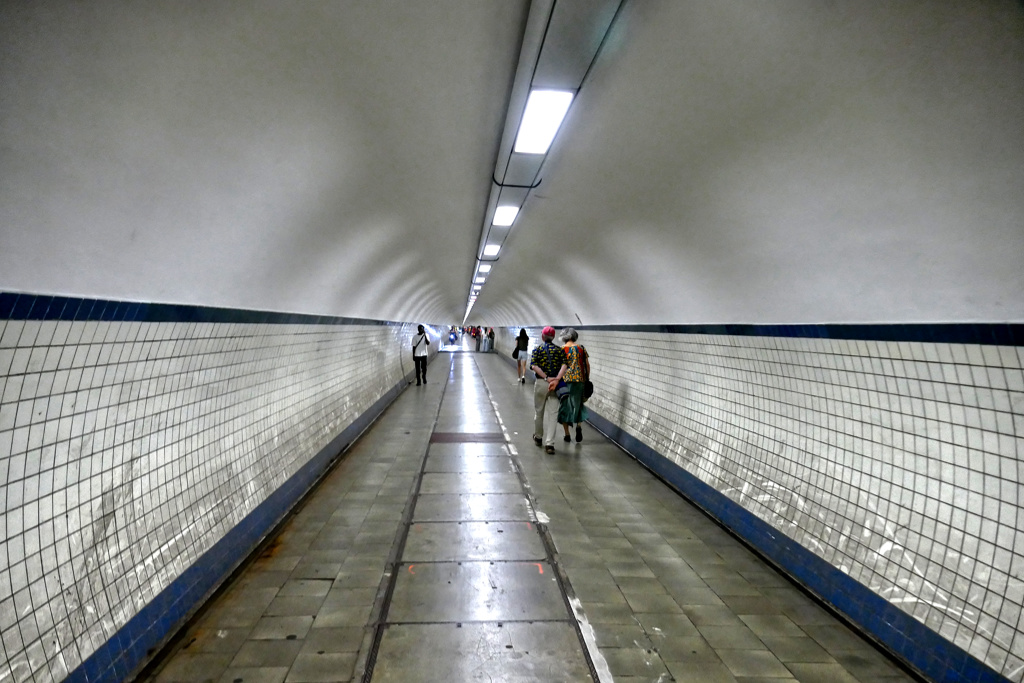 Sint Annatunnel in Antwerp.