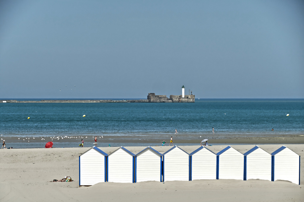 Beach area of Boulogne-sur-Mer.