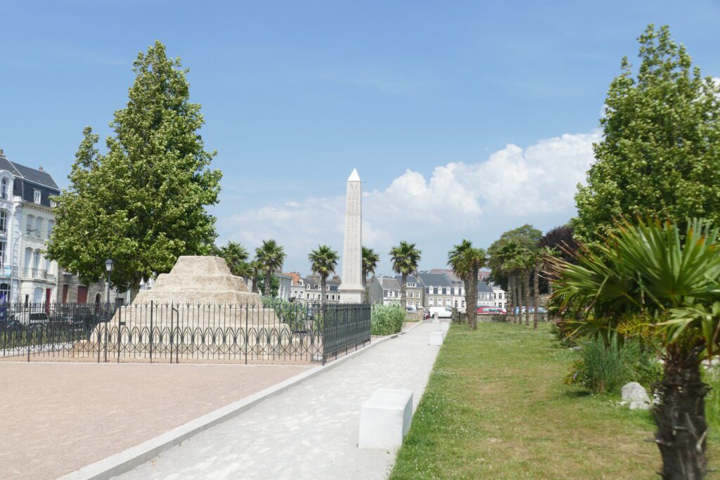 Mariette Pacha Square in Boulogne-sur-Mer.