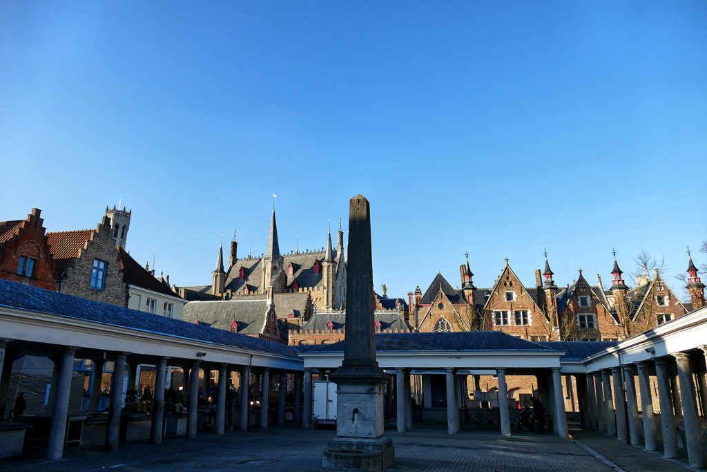 Vismarket in Bruges.