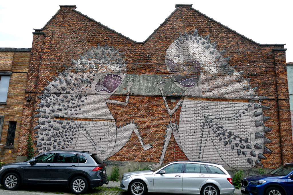 Best Street Art in Ghent by Bisser