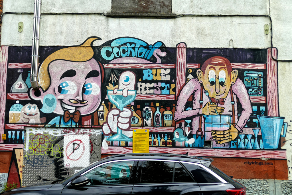 Best Street Art in Ghent by BuƩ aka BuƩ The Warrior and Resto.