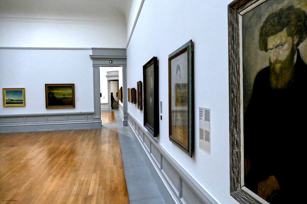 Gallery at the MSK in Ghent.
