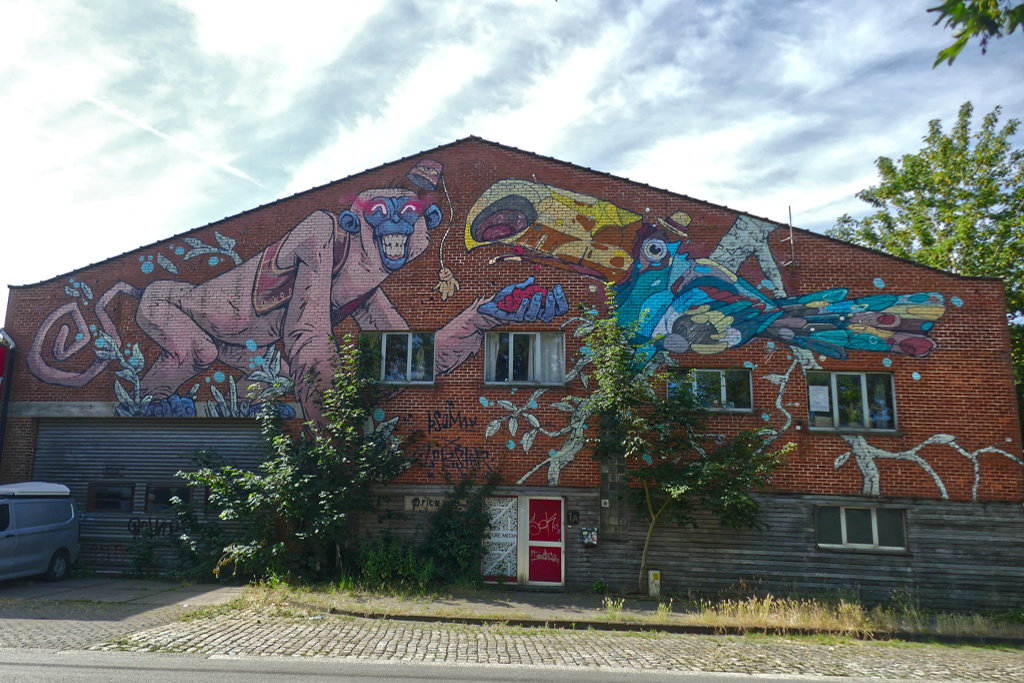 Best Street Art in Ghent by Lobster Robin and Pso Man